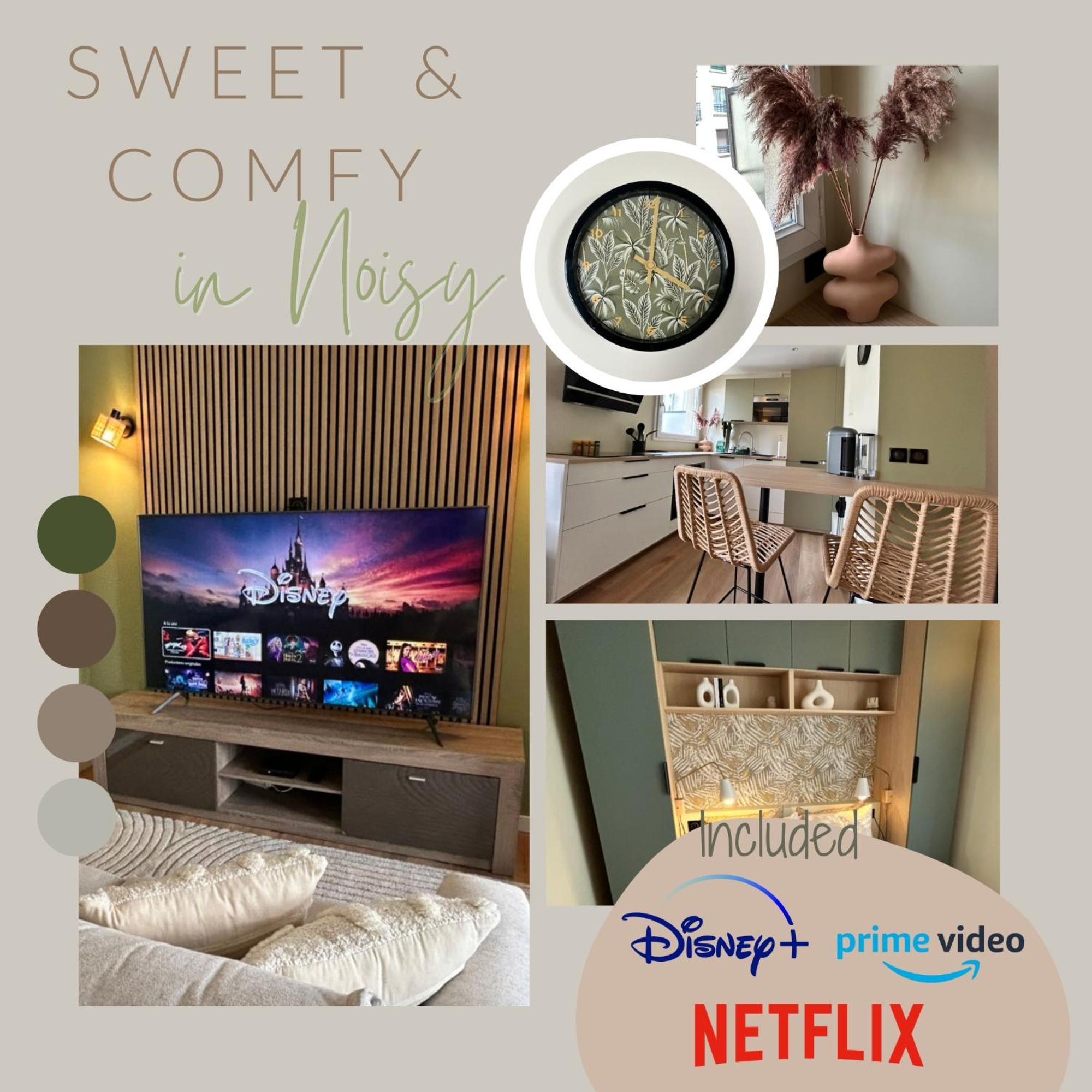 Sweet And Comfy In Hyper City Center With Netflix, Prime And Disney Plus Included Noisy-le-Grand Luaran gambar